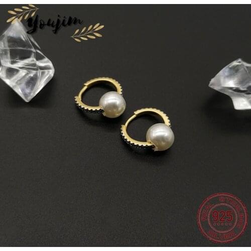 Summer New Pearl Earrings Women Luxury Fashion Zircon Monaco Exquisite Jewelry Gift 925 Silver