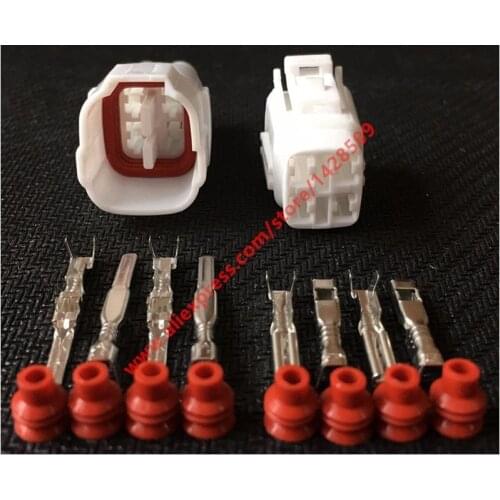 10 Sets Sumitomo 6180-4771 6188-0004 4 Pin MT090 Sealed Motorcycle Connector Female Male Housing Automotive Wire Connector
