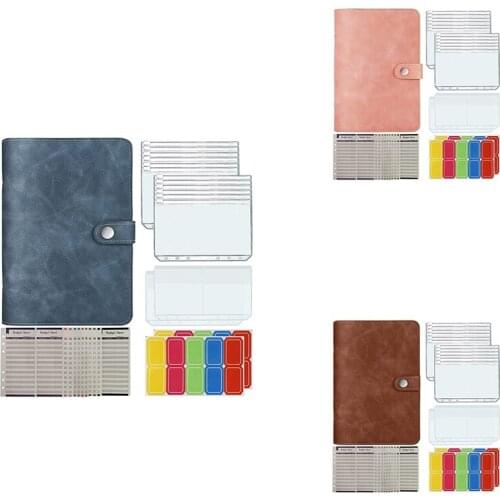 29PCS A6 Budget Planner Organizer Budget Binder with Cash Envelopes,Money Saving Binder with Pouches