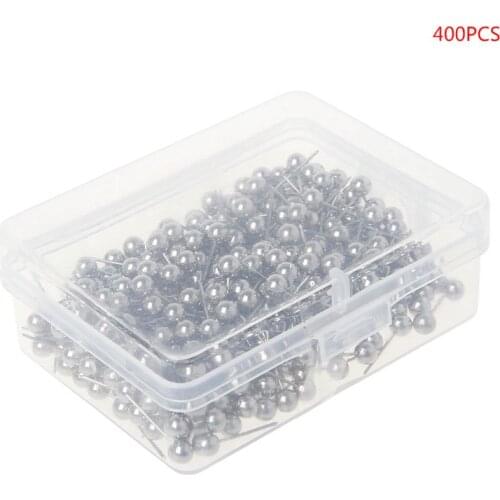 400pcs Round Plastic Head Steel Point Push Pins Map Thumb Tacks Pin Office School Supplies