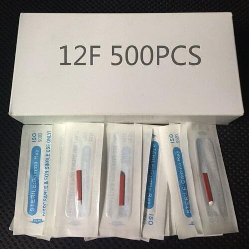 500 PCS 12 Pin Eyebrow Tattoo Needles Blades Makeup Needles For 3D Permanent Makeup Manual Microblading Pen Free Shipping