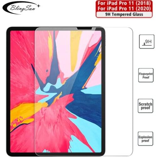 For 2020 iPad Pro 11 Screen Protector Protective Glass for iPad Pro 11 2018 Tempered Glass for iPad 11'' Screen Protection Film