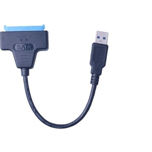 20cm SATA to USB 3.0 Adapter Converte Cable hard drive extension cable SSD HDD For 2.5 inch hard drive data cable