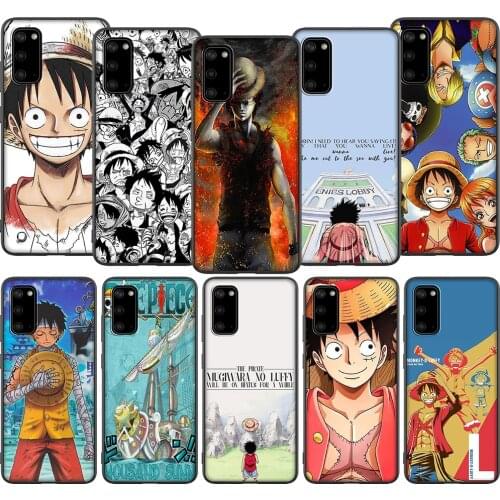 K16 Anime One Piece Luffy Case for Samsung A01 A10 A11 A20 A20E A21 A30 A40 A41 A50 A51 A60 A70 A71 A81 A91 M10 M20 M30