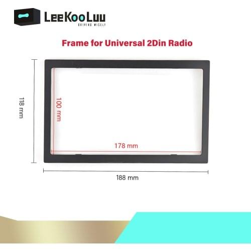 Car frame 188mm *115mm for Universal 2 Din Radio 178*100mm Frame Car Multimedia Player Plastic Framework