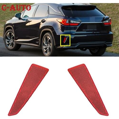 Car Rear Fog Reflector light Bumper Reflector lamp Tail Warning Brake Light For Lexus RX350 RX450 2016 2017 2018 Car Accessories