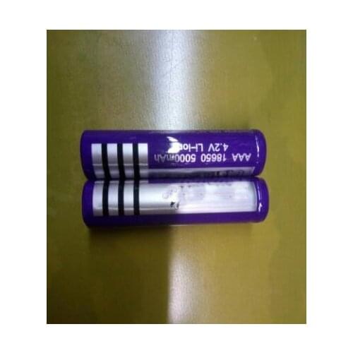 Free ship 2pcs/lot 18650 li-ion battery 3.7v-4.2v lithium rechargeable battery