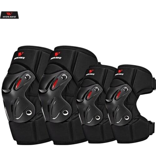 Adults Motorcycle Knee Pads Motocross Knee Protector Guards Moto Elbow Protector Protective Gears Motorbike Riding Knee Brace