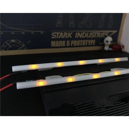 Side led lights bar for tamiya 1:14 scale tractor scania R620 beenz 3363 MAN tgx