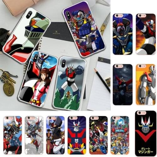 Mazinger Z Phone Case For iPhone X XS MAX 6 6s 7 7plus 8 8 Plus 5 5S se 2020 11 12pro max xr Funda cases
