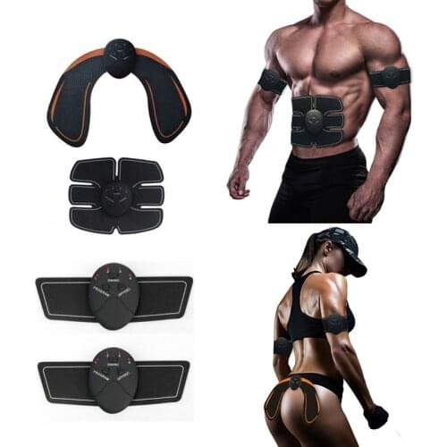 Abdominal Muscle Trainer Electric Massage Stimulator Vibration Body Slimming Machine Fat Burning Fitness Training Hip Workout