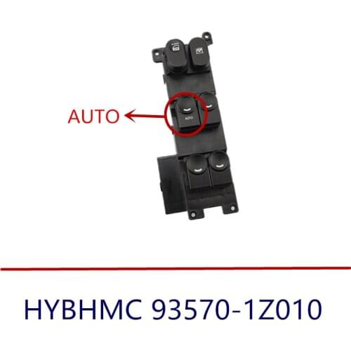Genuien Lifter switch button for hyundai i30 I30cw 2008-2011 AUTO AND AUTO DOWN Power Window Main Switch LHD 935702L000