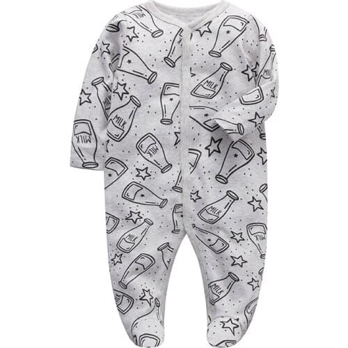 Baby rompers Newborn Baby Girls Boys Clothes 100% Cotton Long Sleeves Baby Pajamas Cartoon Printed Babys Sets