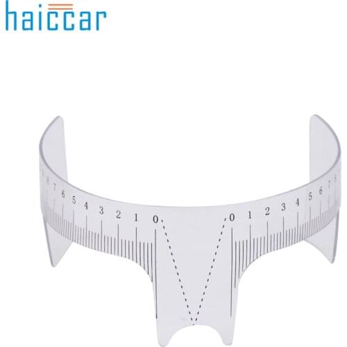 HAICAR 1PC Eyebrow Guide Ruler Practical Permanent Tool Microblading Reusable Makeup Brow Measure Tattoo Stencils Pretty