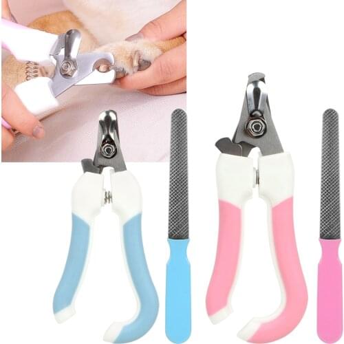 NICEYARD Pet Nail Clipper Toe Care Labor-Saving Portable Dog Cat Trim Nails Scissor Cutter File Pet Supplies