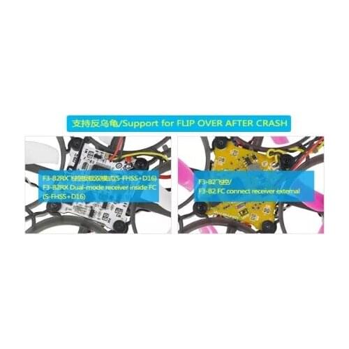 KINGKONG LDARC F3-B2 F3 Brush Flight Control & F3-B2RX Dual-mode Receiver Support Flip Over After Crash DIY Tiny 7R Mini Drone