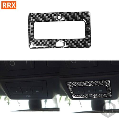 For Audi TT 8N 8J MK1 2001 2002 2003 2004 2005 2006 Carbon Fiber Stickers Car Accessories Top Homelink Button Frame Interiors