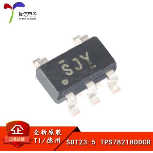 Original TPS78218DDCR SOT23-5 1.8V 150mA low quiescent current linear regulator