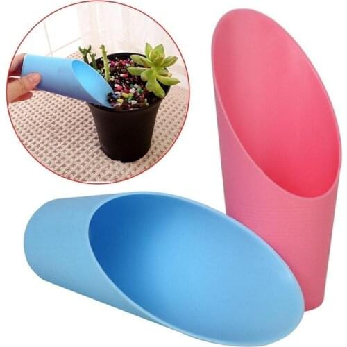 Plastic Enduring Bucket Shovel Potted Cultivation Cylinder Mini Fleshy Plant Soil Spade Shovel Garden Tools For Potted Plants