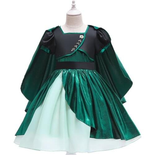 Girl Dress Kids Summer Long Trailing shawl Cloak Priness Dresses For Girls Birthday Party Clothes Children Prom Costume