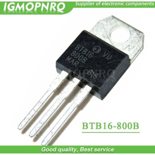 20pcs/lot Triac BTB16-800B BTB16 16A / 800V TO-220 Authentic Original