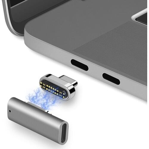UPMELY Portable 24 Pins Type C Connector for MagSafe Support Up to 100W 40GB/S PD Data Transfer 5K@60Hz Video Output USB-C Cable