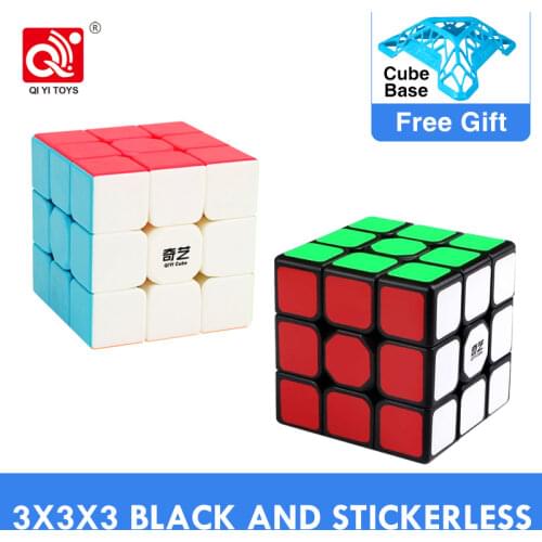 Cheapest QiYi Warrior S 3x3x3 Magic Cube Sail W Professional Qidi S 2x2x2 3x3 Speed Puzzle 2x2 Cubo Magico Educational Toys