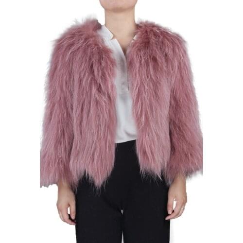 Vests Women Korean Style Genuine Fur Coat Winter Female Short Sleeves Warm Thick Raccoon Fur Mantel Clothing Woven Waistcoat