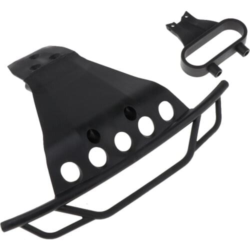 1/10 Front Bumper Anti-collision for Traxxas Slash 4x4 HQ727 Upgrade Parts, 1/10 Rock Crawler Replacements Parts - 19x16x2cm