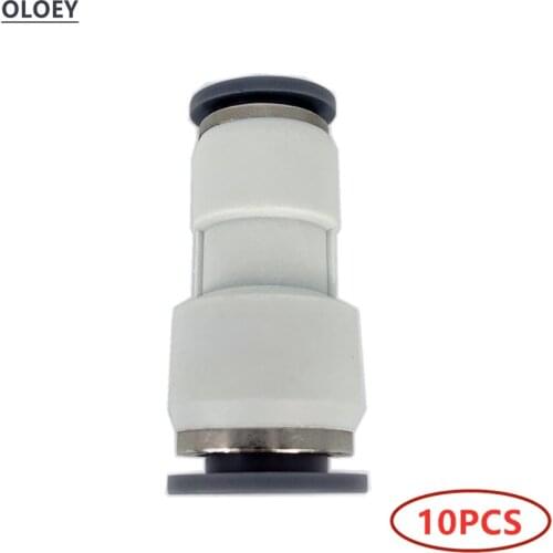 10PCS PG Straight Union Reducer Fitting Pneumatic Push to Connect Air Connector Socket Plug 6-4 8-6 10-8 12-10 8-4 10-6 12-8 MM