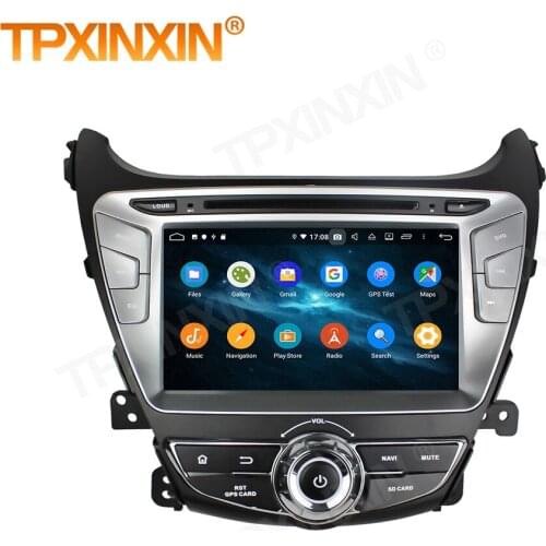128G Carplay 2 Din Car Android 10 Stereo Receiver For Hyunda Elantra 2014 2015 Auto Radio Audio Recorder Head Unit Player Screen