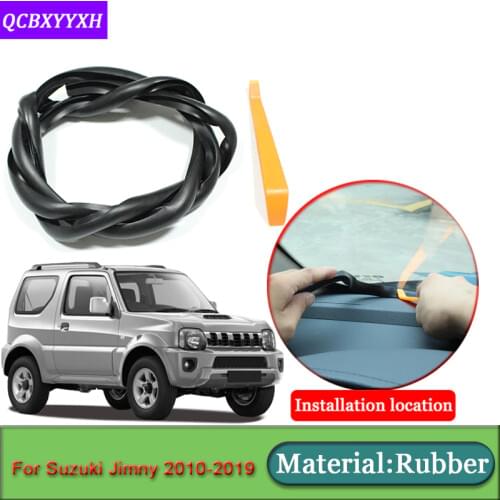 Car-styling For Suzuki Jimny 2010-2019 Anti-Noise Soundproof Dustproof Car Dashboard Windshield Sealing Strips Auto Accessories