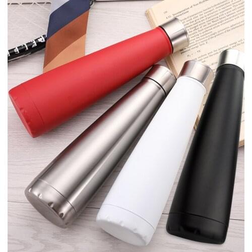 Double 304 Stainless Steel Vacuum Conical Coke Bottle Thermal Insulation Cup Gift Water Cup