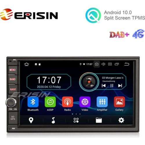 Erisin ES5970U 7" Android 10.0 Universal 2 Din Car Radio GPS DAB+ 4G TPMS Carplay