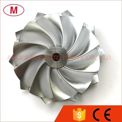 GT3584R GEN ll 69.30/86.44mm 10+0 blades Performance Turbo Billet compressor wheel/Aluminum 2618/Point Milling for Turbocharger