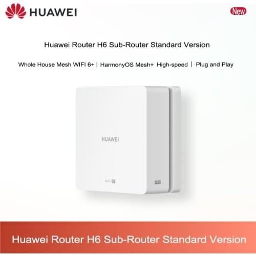 Huawei Router H6 Pro Sub-Router HarmonyOS WIFI 6+ Smart Home Mesh WIFI System Gigabit Dual Band Standard Child Router