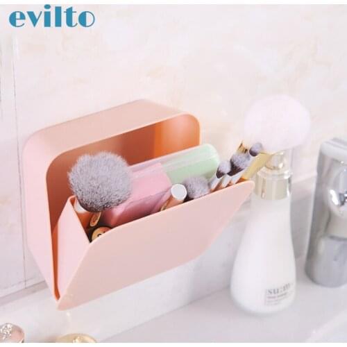 Wall Multi-purpose Storage Box Waterproof Dust-proof Tableware Cosmetics Stationery Sundries Storage Rack Organizers with cover