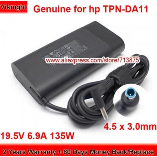 Genuine TPN-DA11 AC Adapter 19.5V 6.9A 135W for Hp SPECTRA X360 PAVILION 15-EC0001CA 15-BC440TX L15534-001 TPN-Q229 Laptop