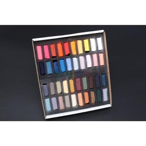 Sennelier 40 colors portrait color chalk powder color doll color painting pure manual half pack Professional painting suit