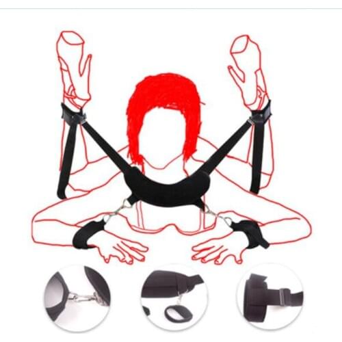 Sex Toys Hand Cuffs Thigh and Wrist Cuff BDSM Bondage Games Slave Restraint Strap System Roleplay Erotic Games for Adult