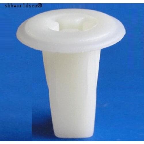 Shhworldsea 100pcs auto clips car fasteners center pillar # screw size for honda 91620-SR2-003 del sol 1993-on