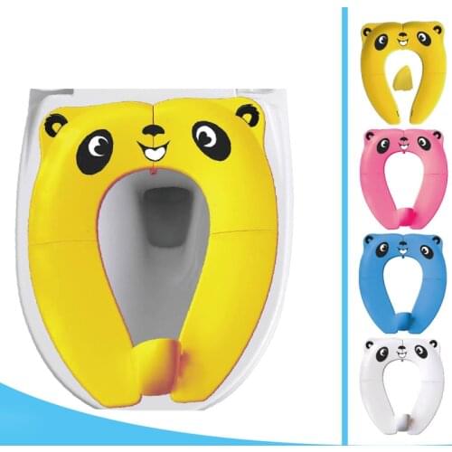 Foldable Toilet Seat Cover Mats Waterproof Portable Travel Toilet Case Home Bathroom Closestool Protector WC Cover