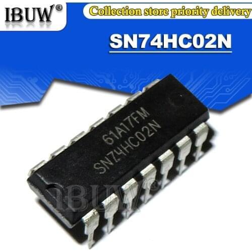 10PCS SN74HC02N DIP14 74HC02N SN74HC02 74HC02 DIP Integrated IC