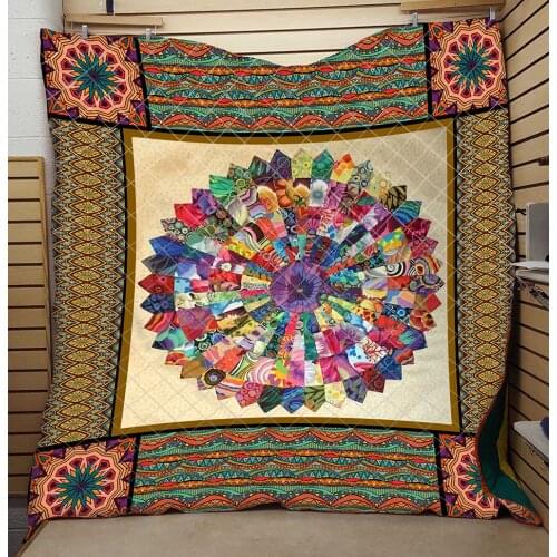 Stitching Flower Quilt Vintage 3D Classic Creative High End Kids School Adults Bed Spring Summer Quilt Dropshipping