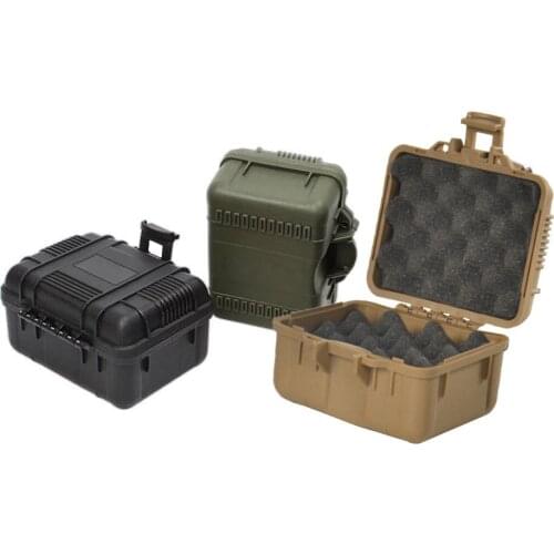 Tactical Paintball Gun Case Plastic Pistol Safety Portable Carry Box Case Foam Water Shockproof Protective Tool Hunting Shooting