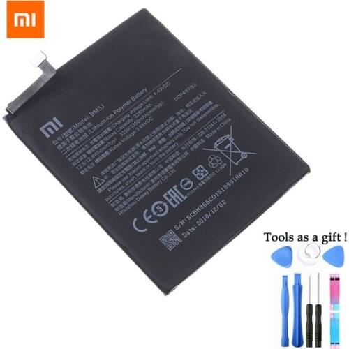 100% Original Phone Battery BM3J For Xiaomi 8 Lite MI8 Lite High Capacity Polymer Replacement Battery 3350mAh With Free Tools