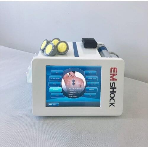 2 In 1 Shock Wave Therapy Combine Electric Muscle Stumulation Physiotherapy Equipment For Body Massage