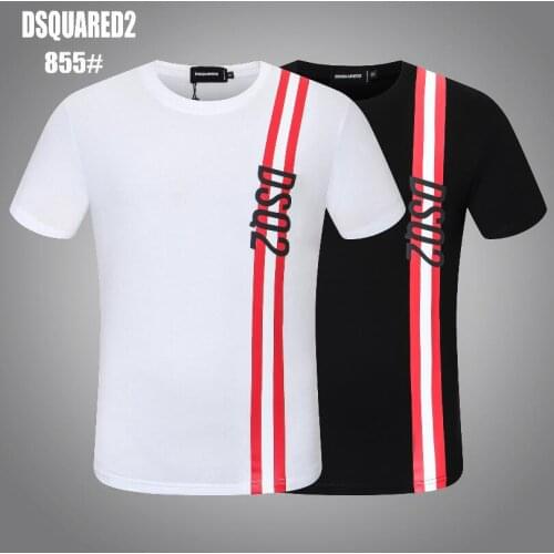 2021 Short-sleeved T-shirt Mens Printing Fashion Trend D2 Summer Youth Shirt 855