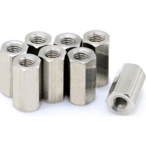 4Pcs Female to female M3 M4 stainless steel hex Standoff Spacer Column Flat Head Double Pass