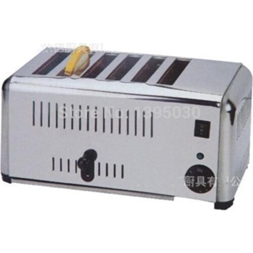 Household Automatic Stainless Steel of 6 Slice Toaster bread making machine